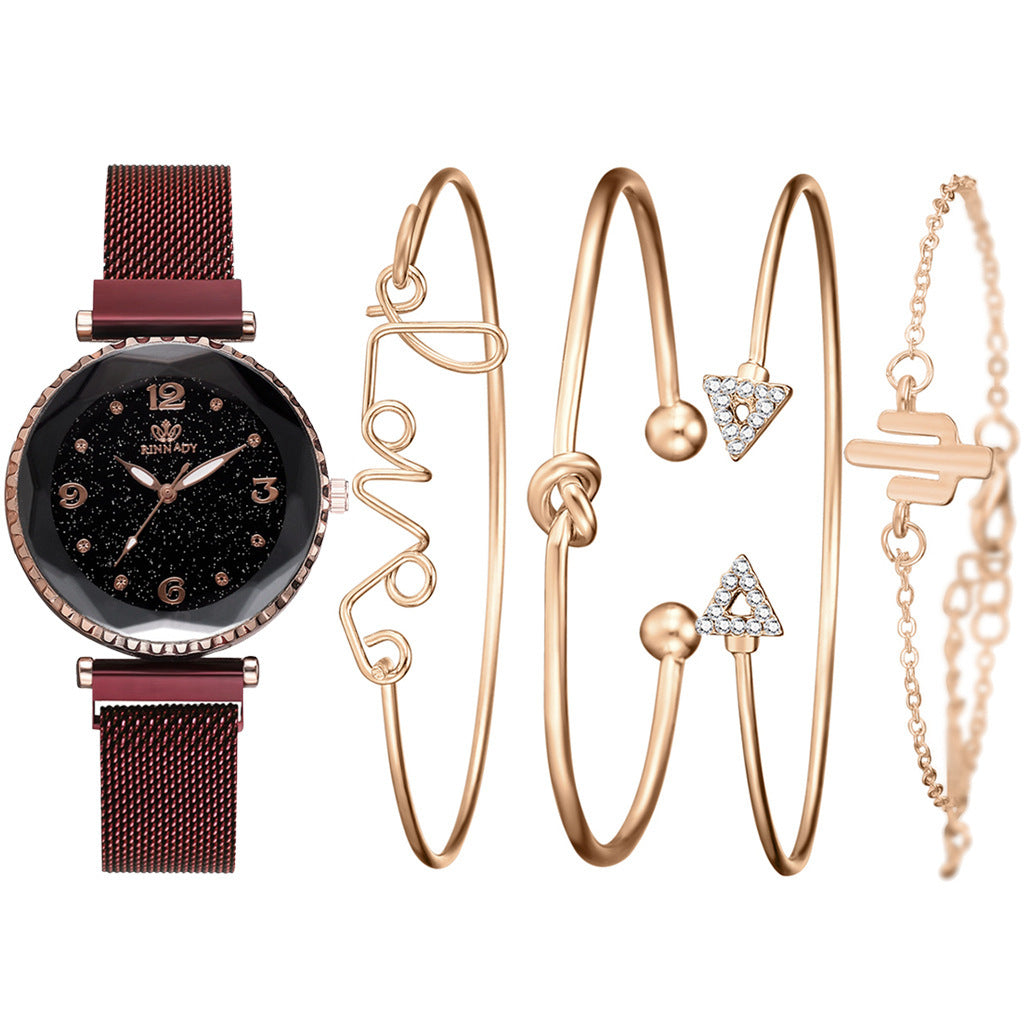 Starry Sky Women’s Magnetic Watch