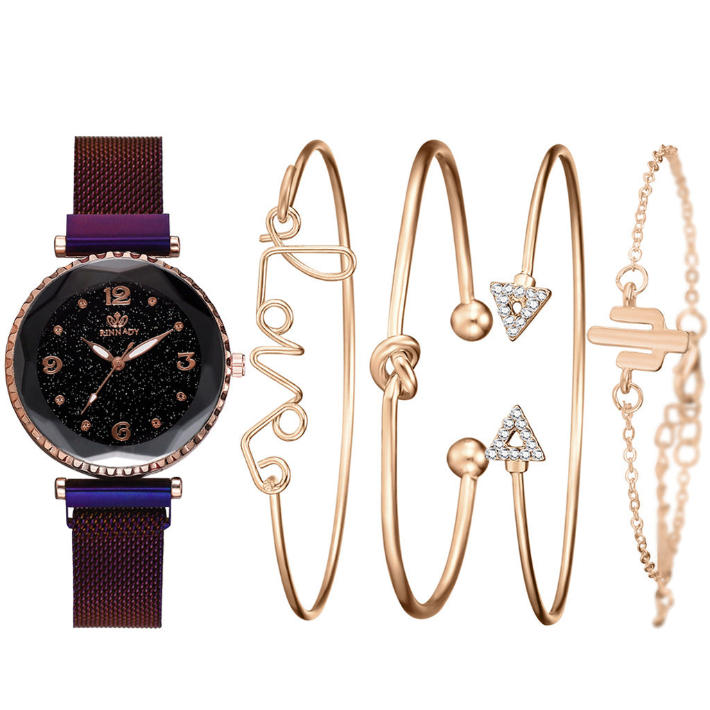 Starry Sky Women’s Magnetic Watch