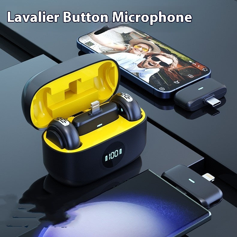 Wireless Dual-Mic Lapel System for iPhone & Android