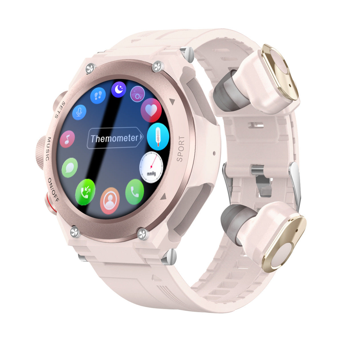 New T92 Smart Watch 2-in-1 TWS Bluetooth Headset