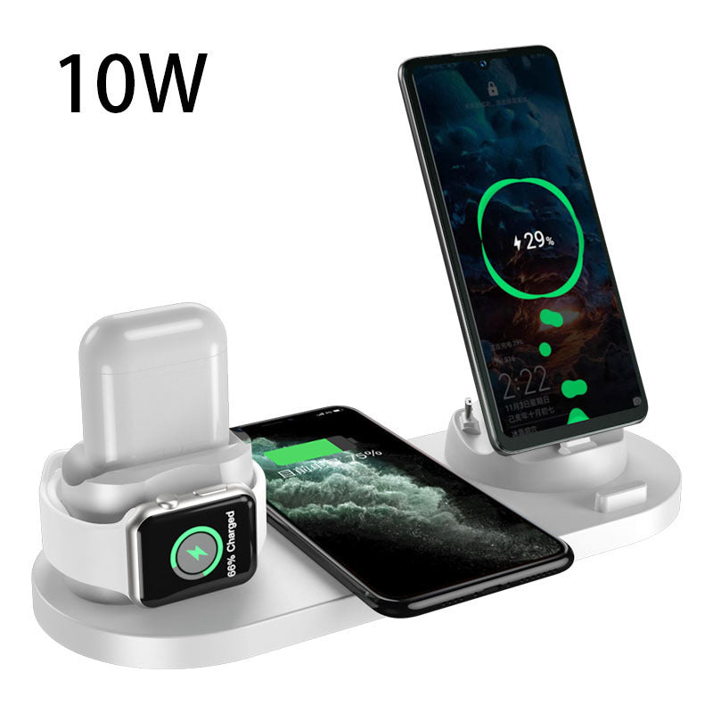 6 in 1 Dock Station – Fast Charger for iPhone, Phone and Smartwatch