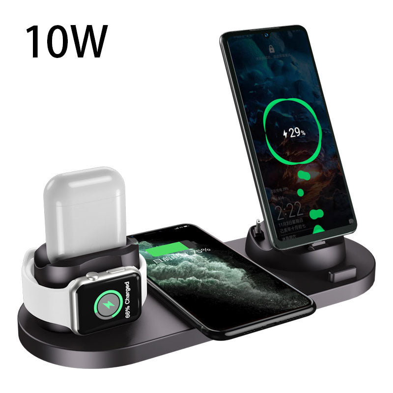 6 in 1 Dock Station – Fast Charger for iPhone, Phone and Smartwatch