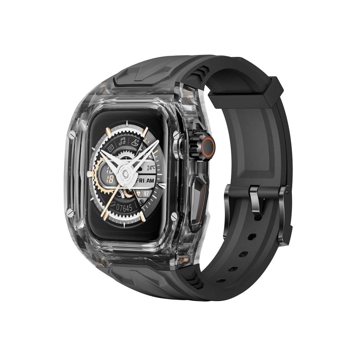 Richard Style Transparent Watch Case Strap