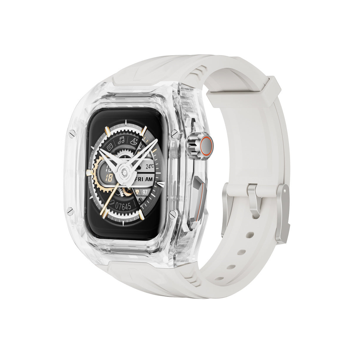 Richard Style Transparent Watch Case Strap