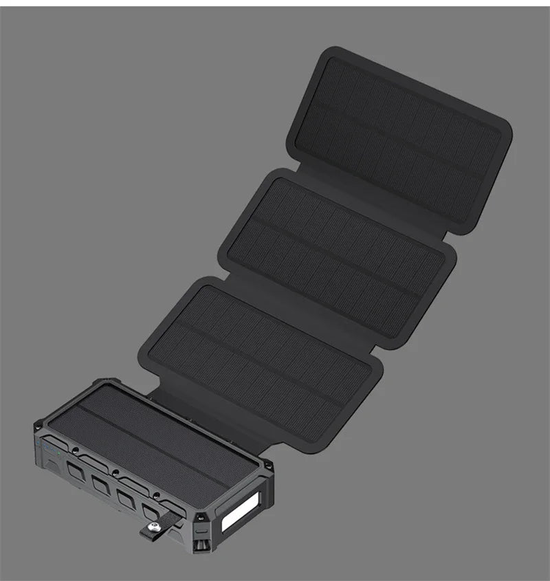 20000mAh Hand Crank Solar Power Bank