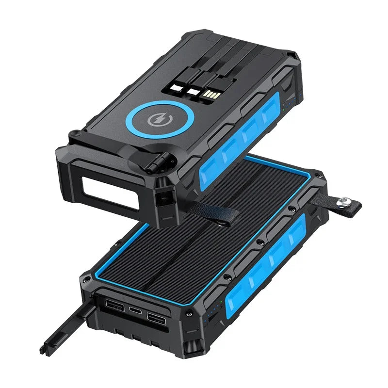 20000mAh Hand Crank Solar Power Bank