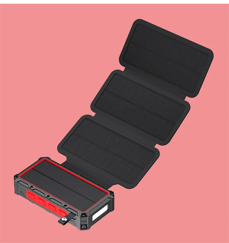 20000mAh Hand Crank Solar Power Bank