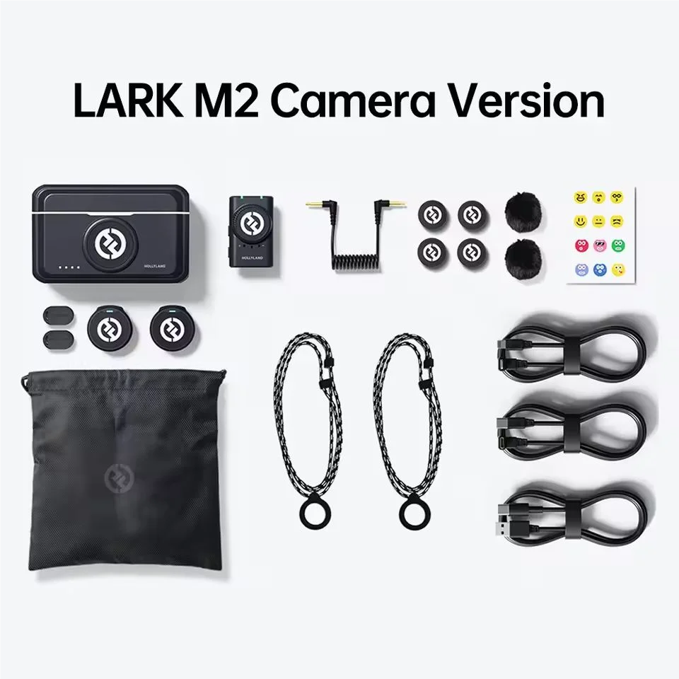 Hollyland Lark M2 Wireless Lavalier Microphone for iPhone Android