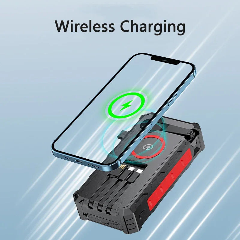 20000mAh Hand Crank Solar Power Bank