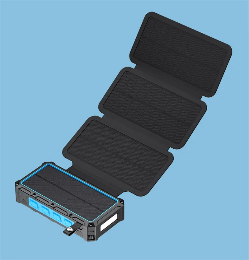 20000mAh Hand Crank Solar Power Bank