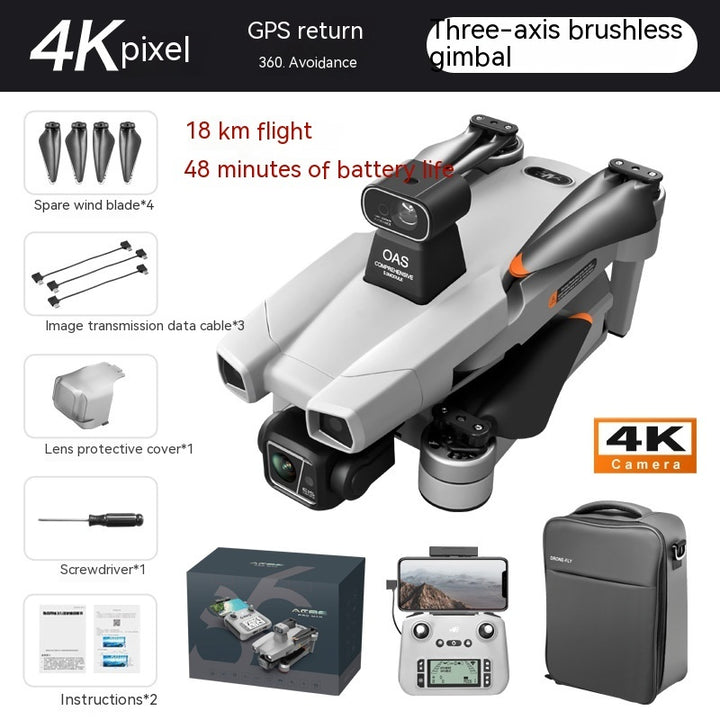 5G Digital Image Transmission Dual Lens GPS Positioning Airplane