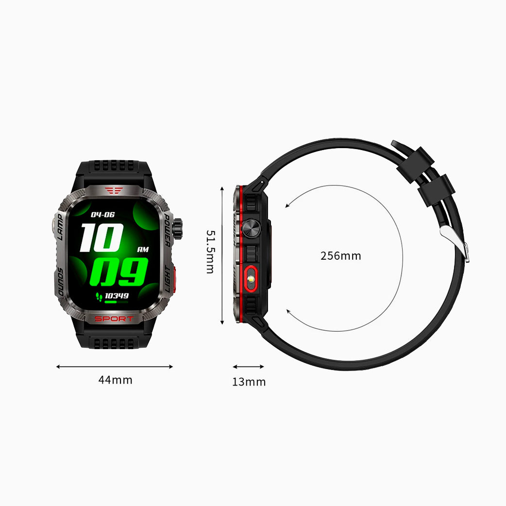 Outdoor Smart watch with Fitness Tracker & Bluetooth Calls