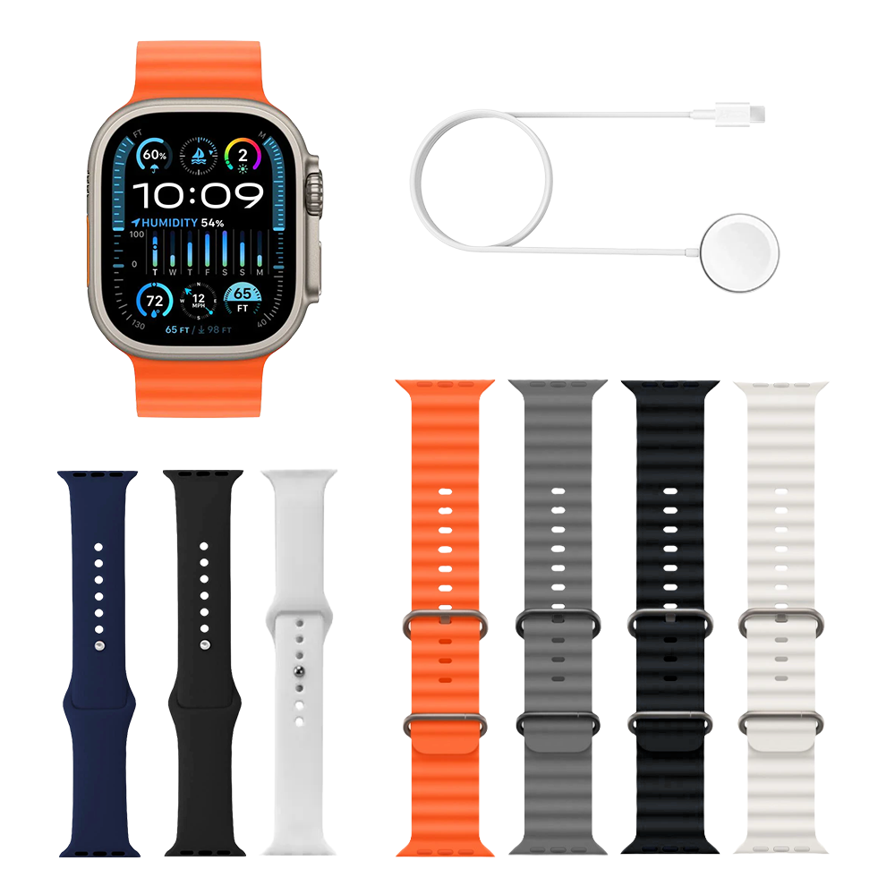 Ultra 3 Smartwatch + 7 Bands | ECG | Wireless