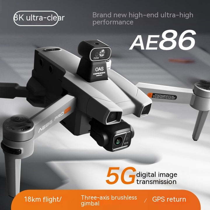 5G Digital Image Transmission Dual Lens GPS Positioning Airplane