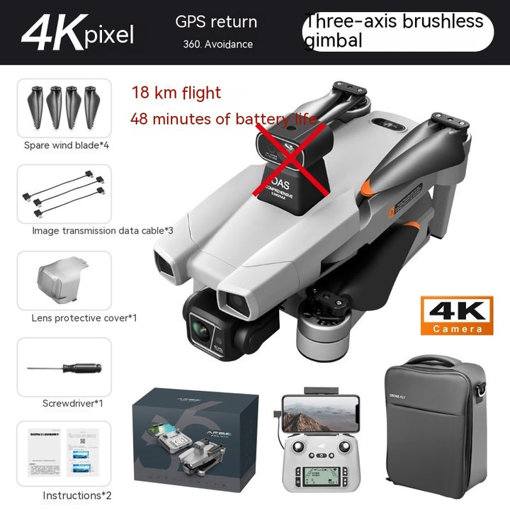 5G Digital Image Transmission Dual Lens GPS Positioning Airplane